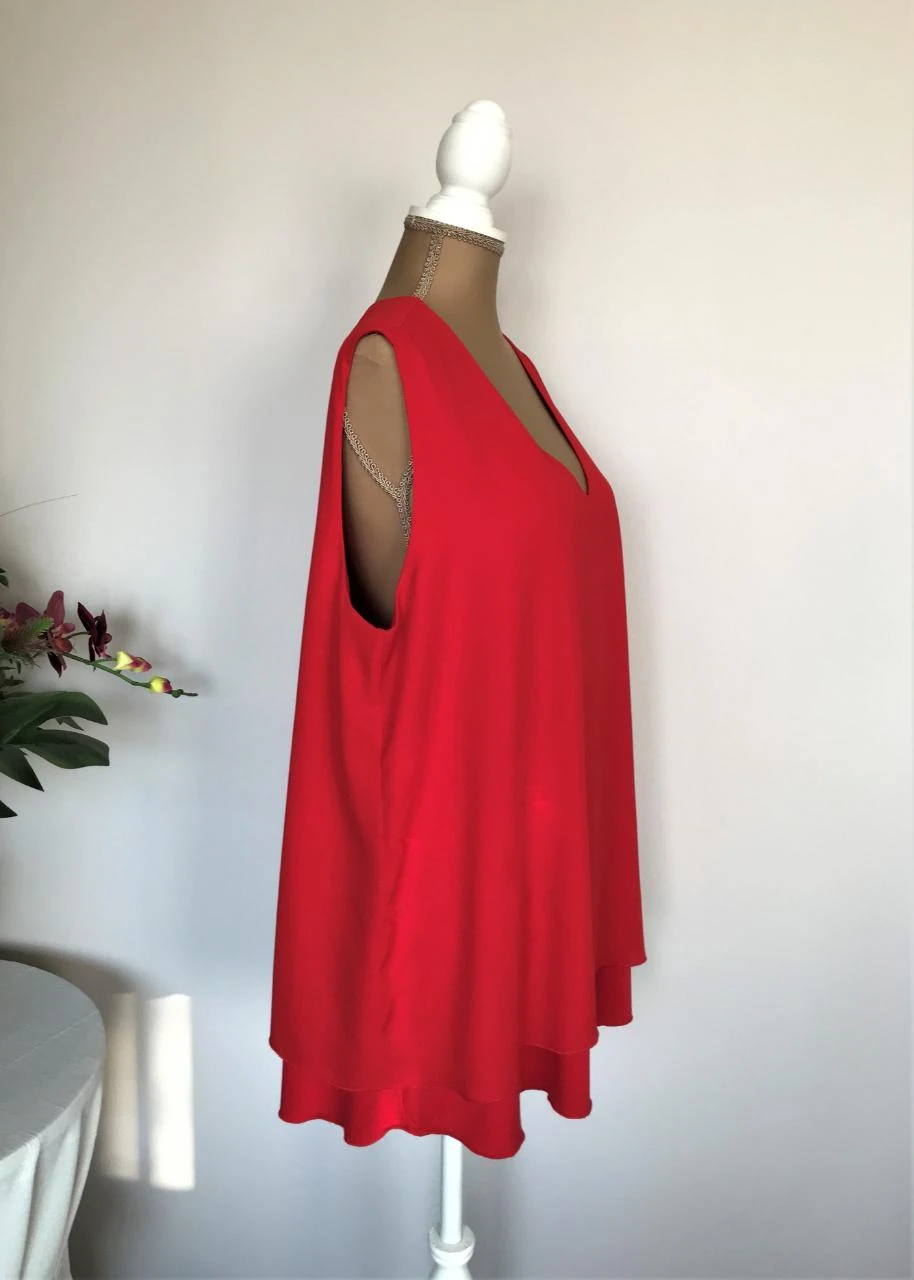 Samoon M44 blusa fina sin mangas. – photo 4